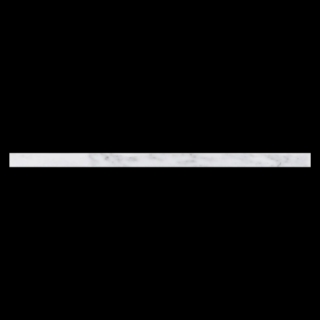 Picture of Elon Tile & Stone - Pencil Moldings Pearl White Flat Liner Honed