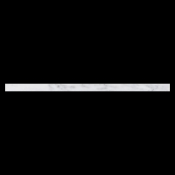 Picture of Elon Tile & Stone - Pencil Moldings Pearl White Flat Liner Honed