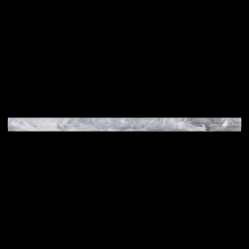 Picture of Elon Tile & Stone - Pencil Moldings Bardiglio Nuvolato Honed
