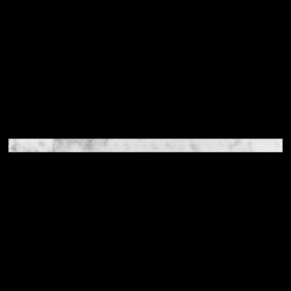 Picture of Elon Tile & Stone - Pencil Moldings Bianco Carrara Flat Liner Polished