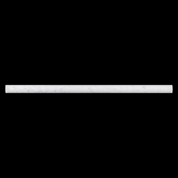 Picture of Elon Tile & Stone - Pencil Moldings Bianco Carrara Petite Pencil Honed