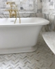 Picture of Elon Tile & Stone - Pencil Moldings Calacatta Gold Honed