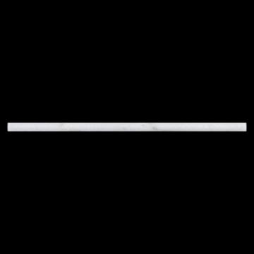 Picture of Elon Tile & Stone - Pencil Moldings Glacial White Petite Pencil Honed