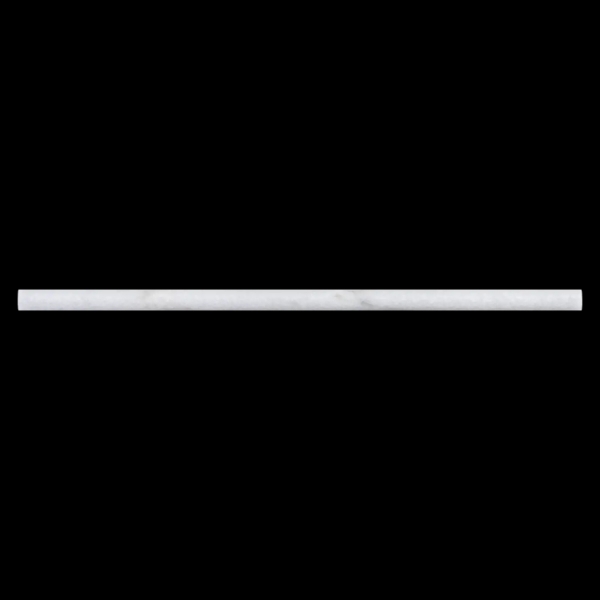 Picture of Elon Tile & Stone - Pencil Moldings Glacial White Petite Pencil Honed
