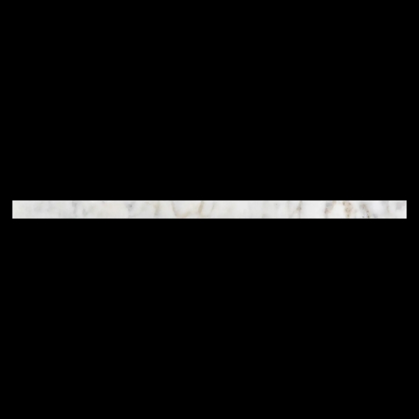 Picture of Elon Tile & Stone - Pencil Moldings Calacatta Gold Flat Liner Honed