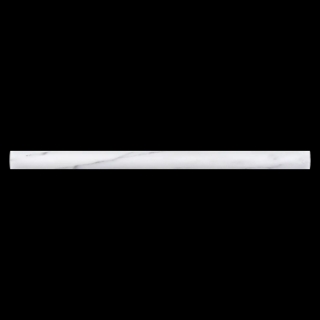 Picture of Elon Tile & Stone - Pencil Moldings Pearl White Pencil Honed