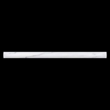 Picture of Elon Tile & Stone - Pencil Moldings Pearl White Pencil Honed
