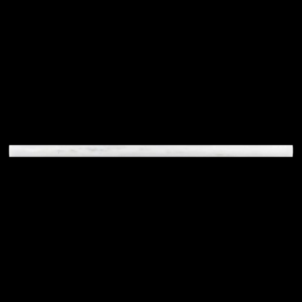 Picture of Elon Tile & Stone - Pencil Moldings Pearl White Petite Pencil Honed