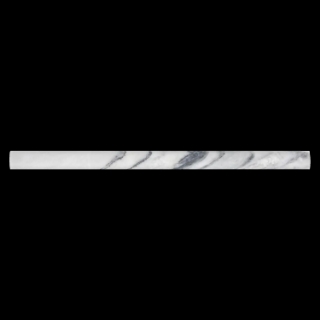Picture of Elon Tile & Stone - Pencil Moldings Royal White Pencil Honed