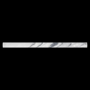 Picture of Elon Tile & Stone - Pencil Moldings Royal White Pencil Honed