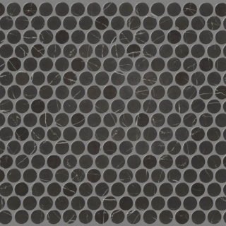 Picture of Shaw Floors - Gala Mosaic Penny Round Black Tie