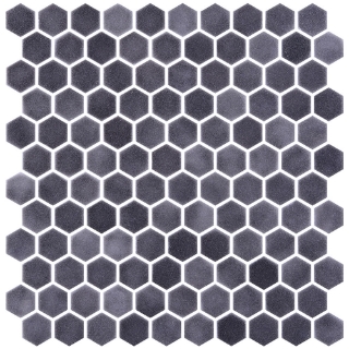Picture of Onix Mosaico - Hex Stoneglass Antracite