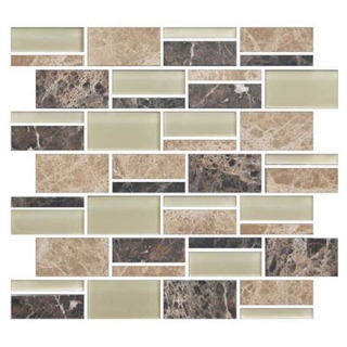 Picture of American Olean - Color Appeal Glass Blends Mosaic Random Pebble Beach
