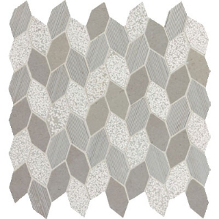 Picture of American Olean - Candora Linear Leaf Mosaic Demure Gray Leaf