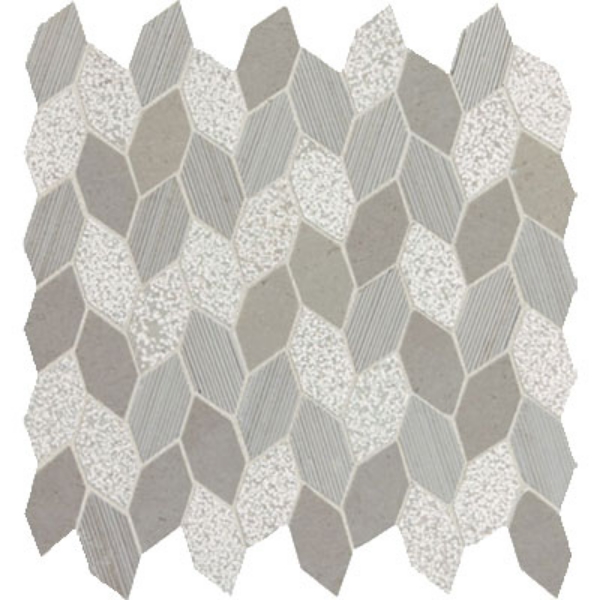 Picture of American Olean - Candora Linear Leaf Mosaic Demure Gray Leaf
