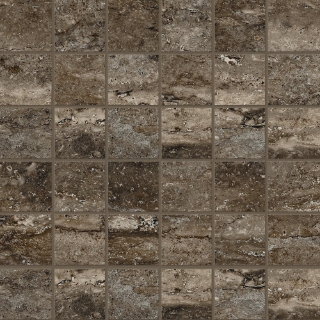Picture of Milestone - Travertine Mosaic Titanium Polished