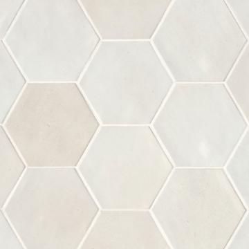 Picture of Bedrosians - Celine Hexagon White Glossy