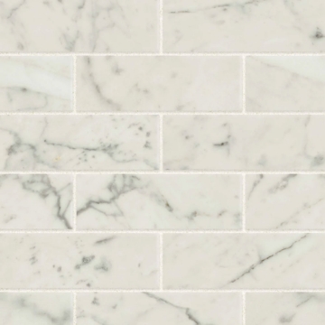 Picture of Bedrosians - Classic 2.0 Mosaic Offset Matte Bianco Carrara