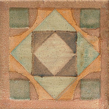 Picture of Bedrosians - Cotto Nature Deco 3 x 3 Tira Volterra