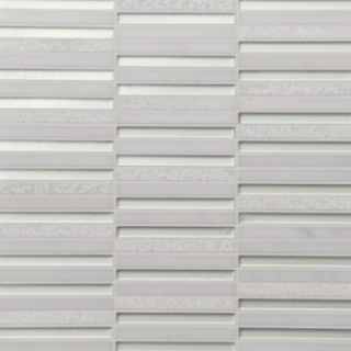 Picture of Bedrosians - Kaikos Stacked Mosaic Pearl Oriental White