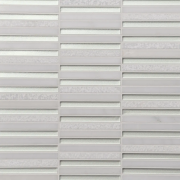 Picture of Bedrosians - Kaikos Stacked Mosaic Pearl Oriental White