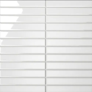 Picture of Bedrosians - Le Cafe Mosaic Straight Stack White Glossy