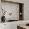 Picture of Bedrosians - Tumbled Ledger Limestone and Marble Light Beige Limestone