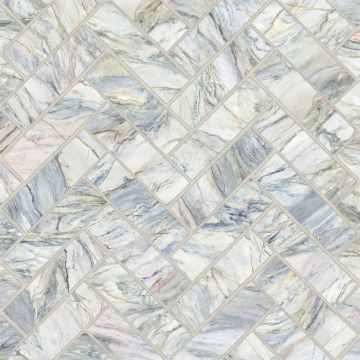 Picture of Bedrosians - Magnifica Era Luxury Herringbone Mosaic Fusion