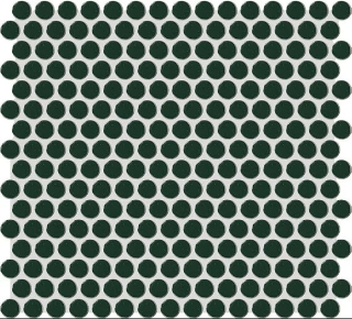 Picture of American Olean - Color Story Mosaic Penny Rounds Glossy Wisdom