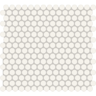 Picture of American Olean - Color Story Mosaic Penny Rounds Matte Designer White