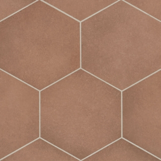 Picture of Bedrosians - Makoto Hexagon Umi Terracotta