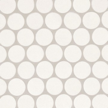 Picture of Bedrosians - Makoto Round Mosaic Shoji White