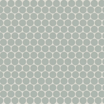 Picture of Bedrosians - Marin Penny Round Mosaic Aloe Green