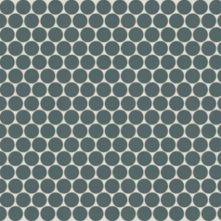 Picture of Bedrosians - Marin Penny Round Mosaic Ocean Teal