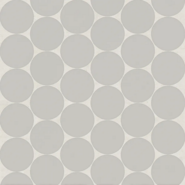 Picture of Bedrosians - Marin Penny Round 2" Mosaic Pebble Gray