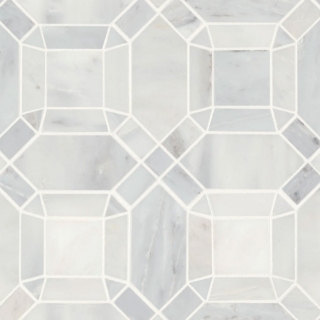 Picture of Bedrosians - Monet Mosaic 1 Oriental White