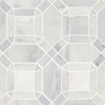 Picture of Bedrosians - Monet Mosaic 1 Oriental White