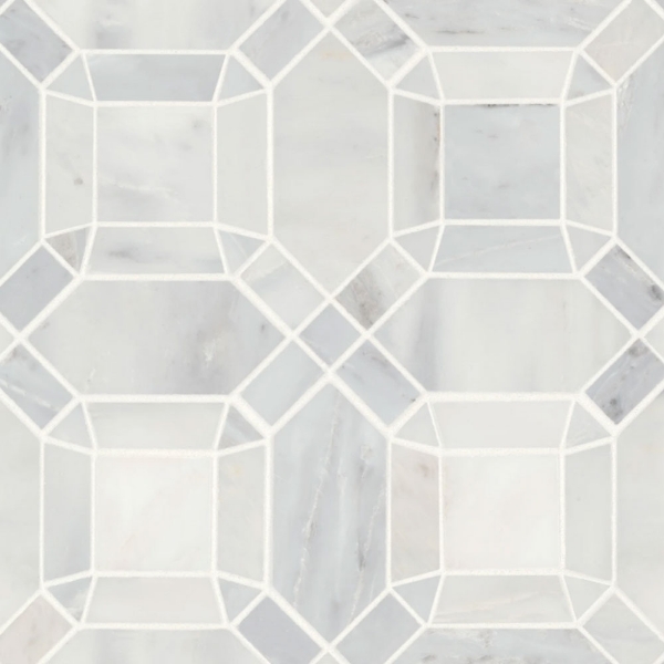 Picture of Bedrosians - Monet Mosaic 1 Oriental White