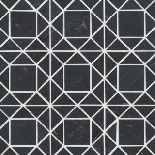 Picture of Bedrosians - Monet Mosaic 2 Nero Marquina