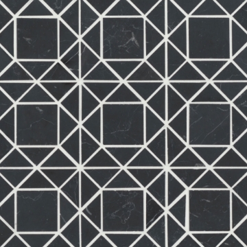 Picture of Bedrosians - Monet Mosaic 2 Nero Marquina
