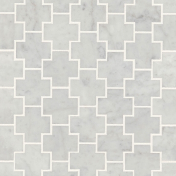 Picture of Bedrosians - Monet Mosaic 4 White Carrara