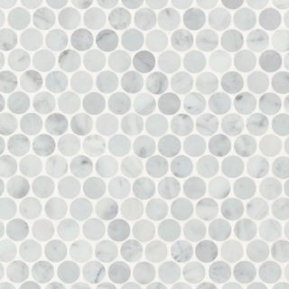 Picture of Bedrosians - Monet Mosaic 8 White Carrara
