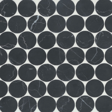 Picture of Bedrosians - Monet Mosaic 10 Nero Marquina