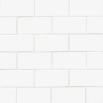 Picture of Bedrosians - Traditions 3 x 6 Gloss Ice White