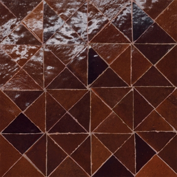 Picture of Bedrosians - Zagora Triangle Mosaic Maroon