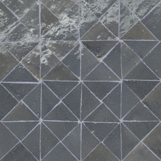 Picture of Bedrosians - Zagora Triangle Mosaic Charcoal
