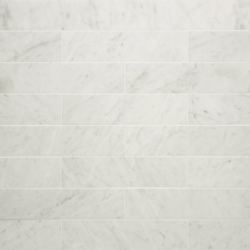 Picture of Bedrosians - Marble Stone 3 x 12 White Carrara Honed