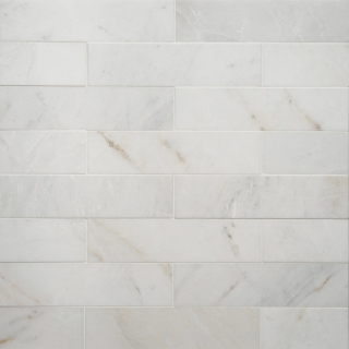 Picture of Bedrosians - Marble Stone 3 x 12 Glorious White Brushed