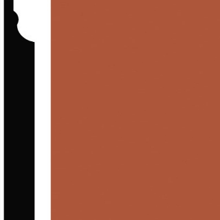 Picture of Burke - Edge Effects Illusion 3 1/4 Wall Base Mango