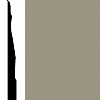 Picture of Burke - Edge Effects Marquee 4 1/4 Wall Base Carmine Gray